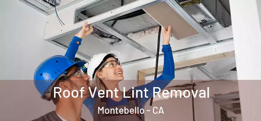  Roof Vent Lint Removal Montebello - CA